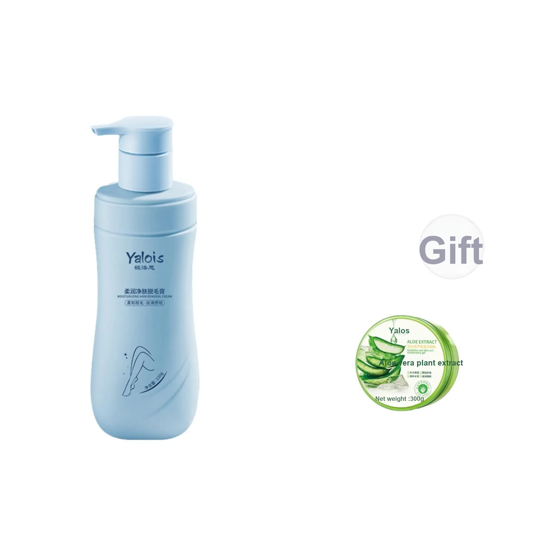 YALOIS Мягкий и Увлажняющий Крем для Удаления Волос Глубокая Очистка Сужение Поров Освежающий 230 г бутылка