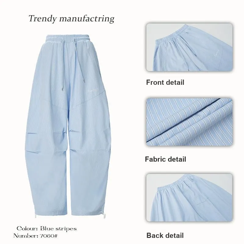 Rose Casual Pants Women's Light Blue-4