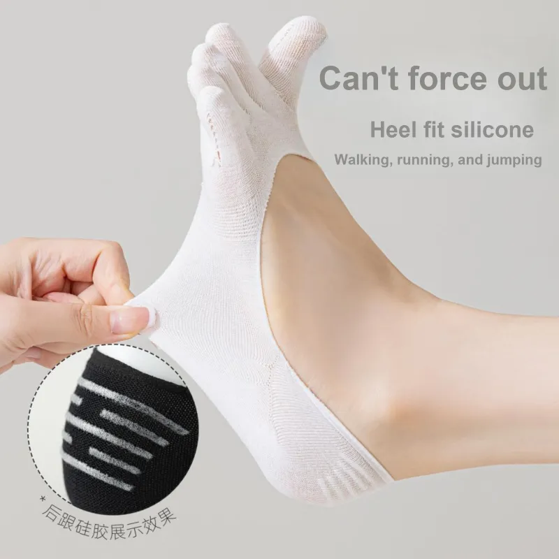 XXLLG No Show Socks Women's 4 Pack-5