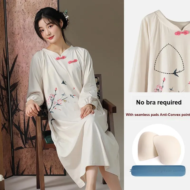 Lan Miao Long Sleeved Dress Women's-7