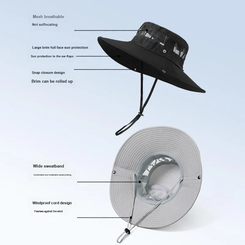 NANJIREN Lightweight Bucket Hats Unisex-3