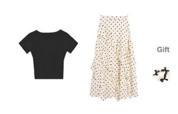 TURN UP Two Piece Skirt Sets Women's