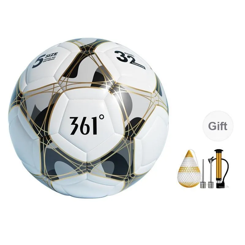 361° Size 45 Soccer PVC Unisex Black-0