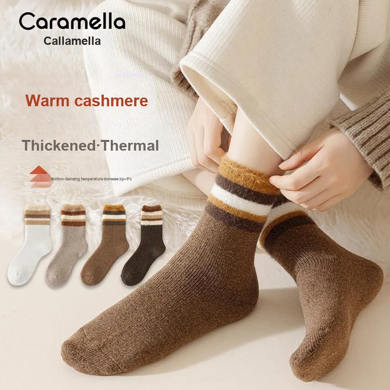 Caramella Mid Calf Socks Women's 3 Pack-3