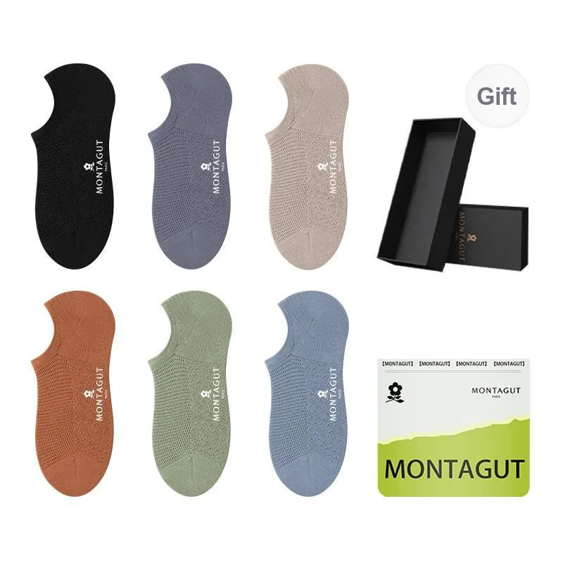 Montagut No Show Socks Men's Gift Box Combination-90