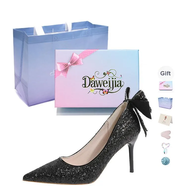 Dawei's House Slim Heel High Heels Women's Gift Box Set-24