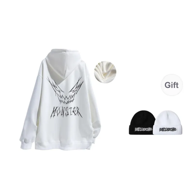LIGHTNING MONSTER Sweatshirt Unisex Comes With Hats & Caps-17