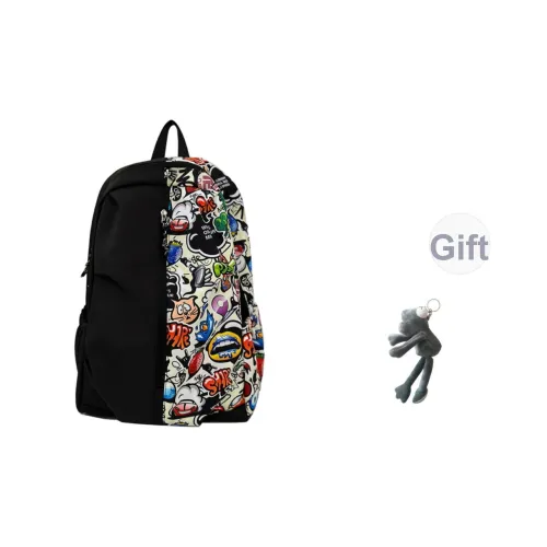 CAREELL Nylon Backpack Standard Unisex White Red Green CAREELL Нейлон Рюкзак Стандартный Унисекс Белый Красный Зеленый