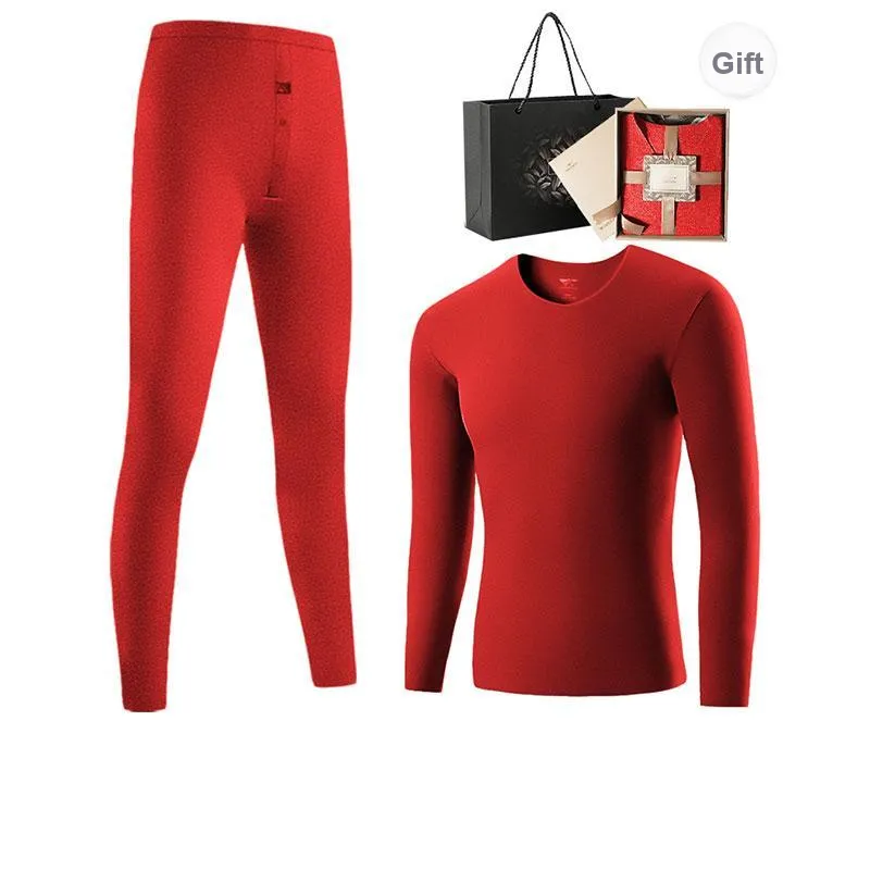 SEPTWOLVES Thermal Set Men's Gift Box Set+Shopping Bag-59