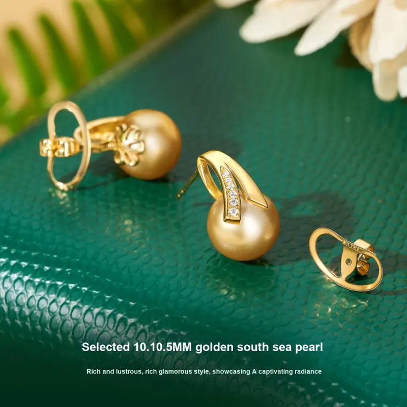 ME LUXE Pearl Earrings Women's-2