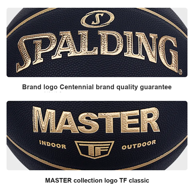 SPALDING TF Collection 77 812Y PU Basketball Black Gold Master Size 7 Training Unisex-2