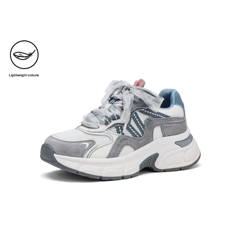 Disney x Hotwind Low Top Chunky Sneakers Women's Gray Blue-1