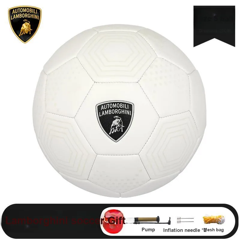 MESUCA x Lamborghini Size 5 Training Soccer PVC Machine Stitched Soccer Ball Unisex-5