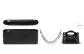 [Clothing Sets]nano Reverse Black DuPont Paper Liner+Silver Decorative Chain 30cm