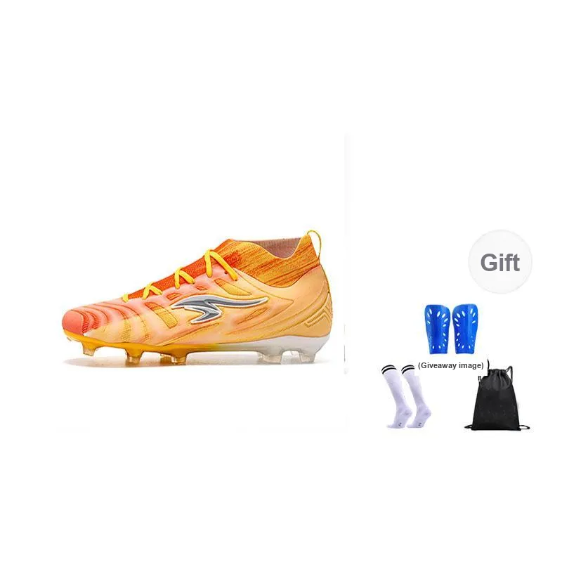 SUNAIS MG Rubber Short Studs TF Rubber Broken Studs Artificial Ground, Natural Ground Breathable Soccer Shoes Unisex-35