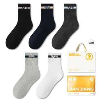 Master Mid Calf Socks Men's Shopping Bag 5 Pack