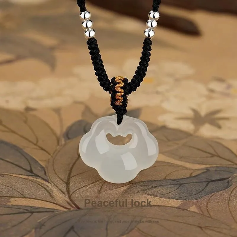 Ostantin Chalcedony Jade Necklaces Women's-1