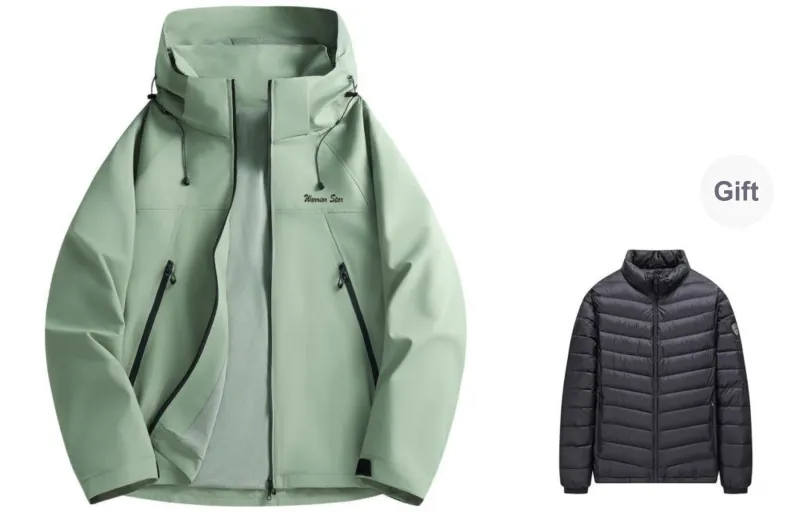 Warrior Lace Up Waterproof And Windproof Windbreaker Jacket Unisex-8