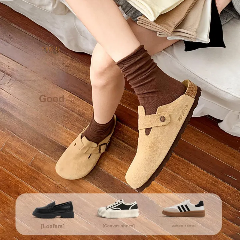 XXLLG Mid Calf Socks Women's Shopping Bag 4 Pack-5