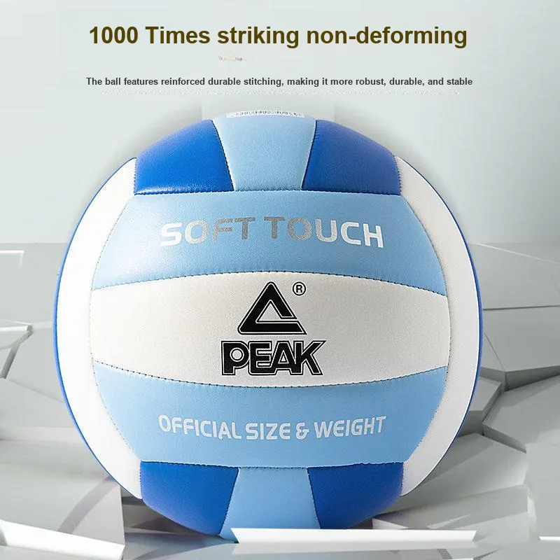 PEAK Volleyball Unisex White Blue-2