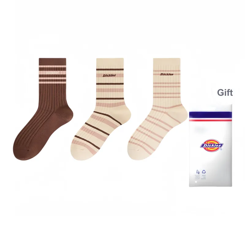 Dickies Thickened Terry Thermal Breathable Skin Friendly Fall Winter Crew Socks Women's-12