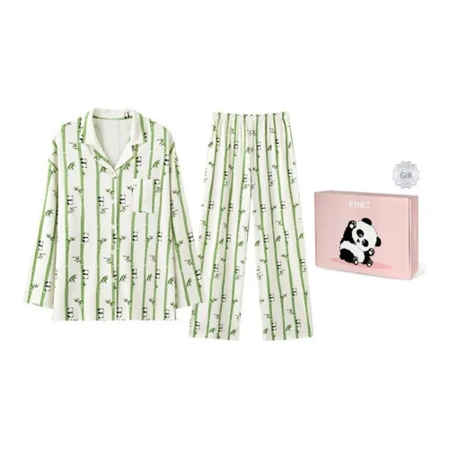 FINEI Пижамный комплект мужской Gift Box Set Панда Растущий бамбук