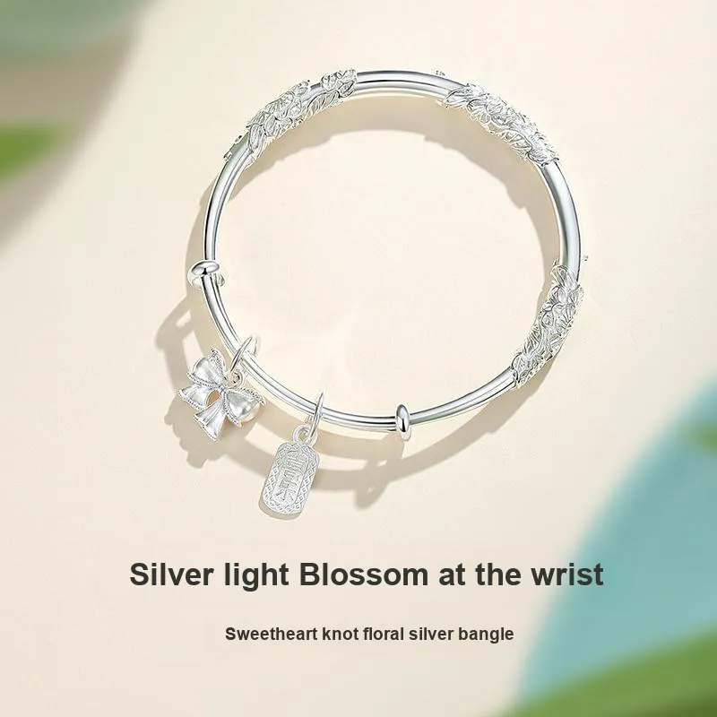 PARAS KORS S999 Fine Silver Bangles Women's-2