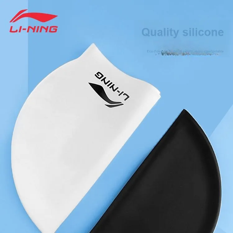 LiNing Swimming Caps Silicone Unisex-3