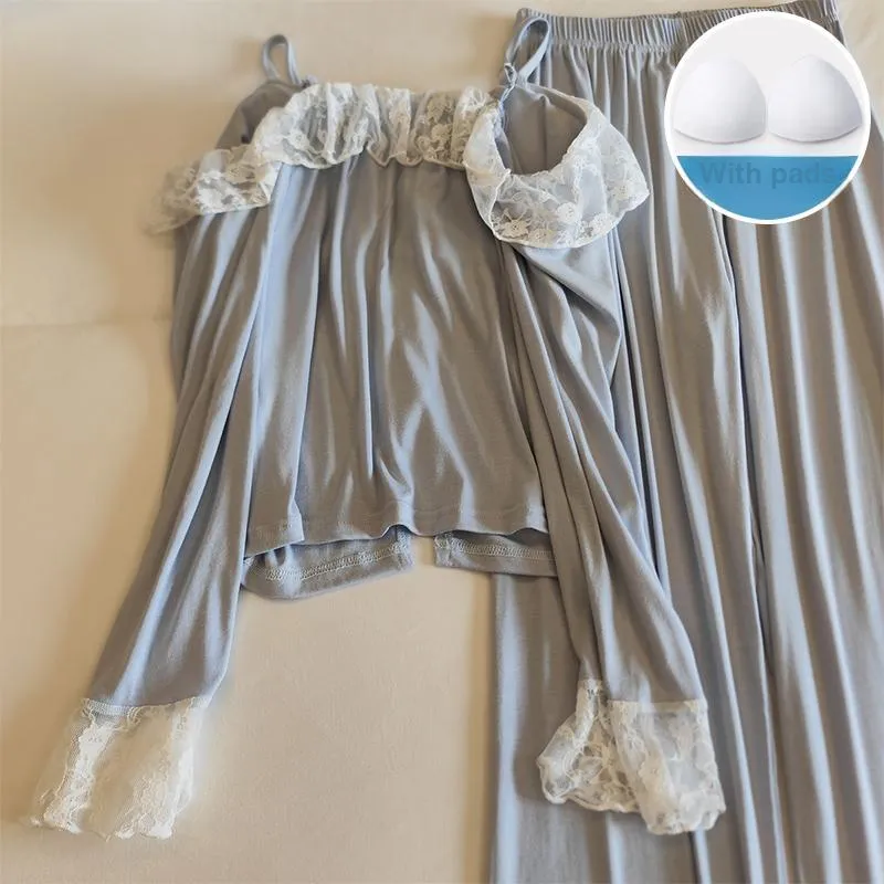 Sleeping Beauty Pajama Set Women's Pink Blue-4