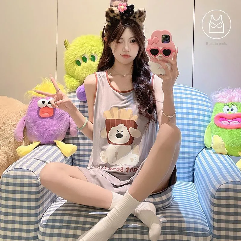 ROMANTIC·SPRING Pajama Set Women's Image Color-2