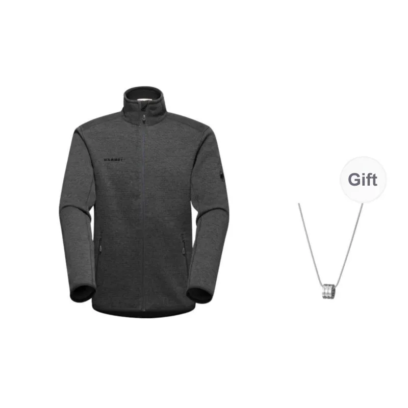 MAMMUT Arctic Jackets Coats Unisex Black Gray Comes With Necklace-0