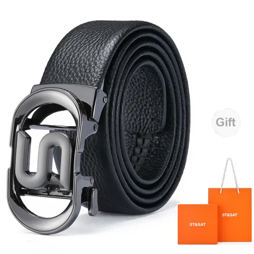 ST&SAT Leather Belts Men