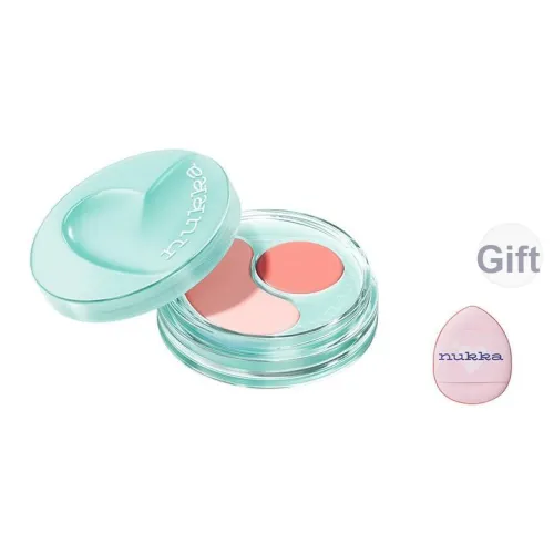 YUANQIFAZE Вода Сыворотки Два Тон Румяна Palette Корректирующий Тон Кожи 7,5г