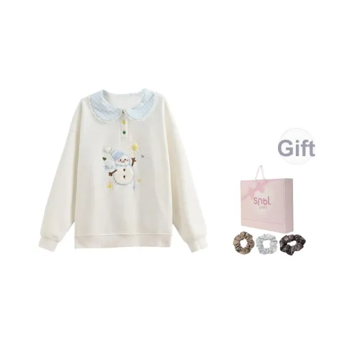 SNBL Белый Женский Свитшот