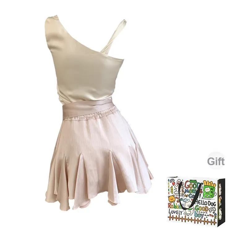 OURUOKE Two Piece Skirt Sets Women's-1