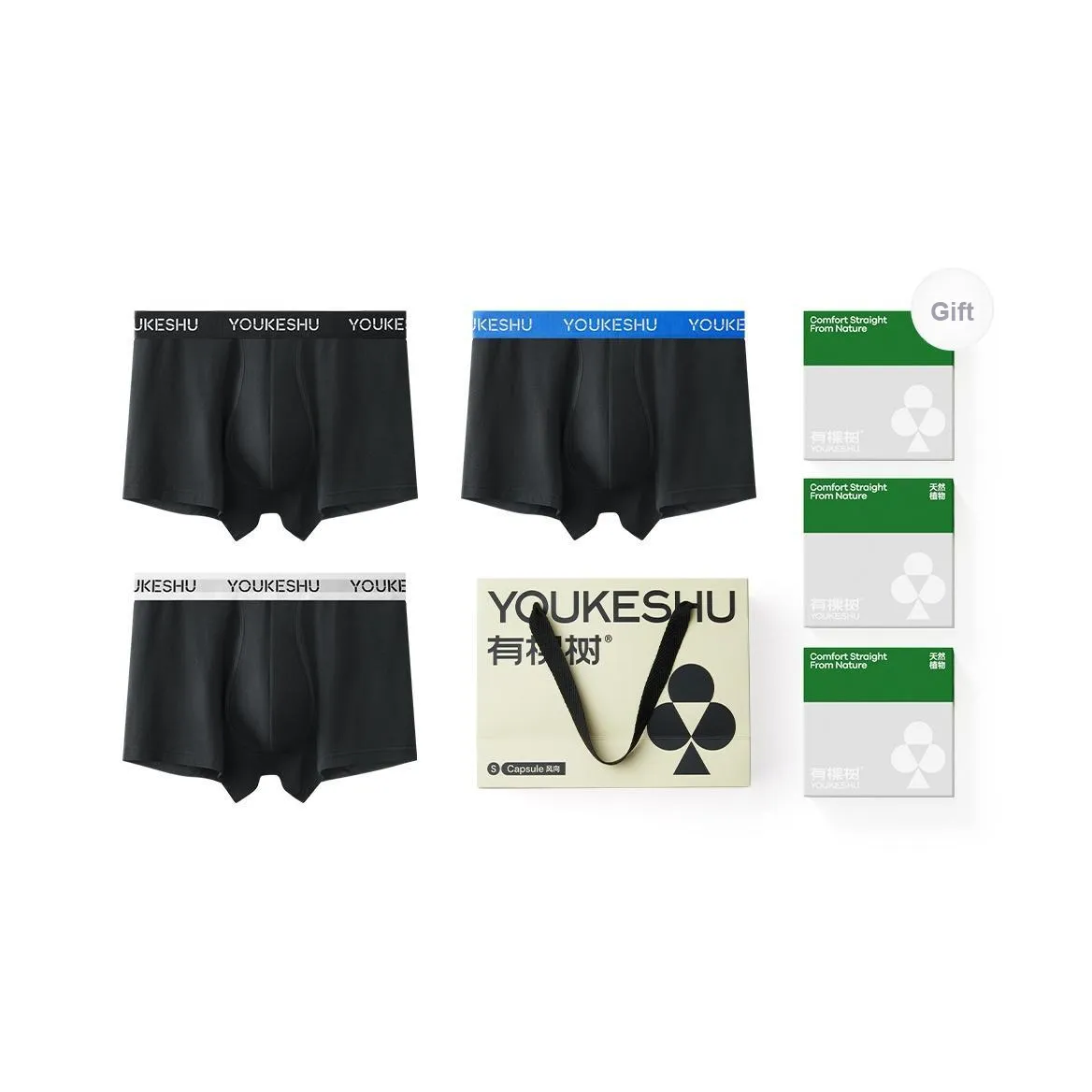 YOUKESHU Мужские боксер-шорты