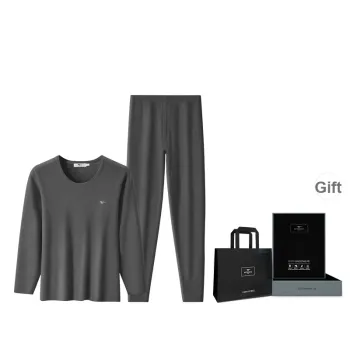 SEPTWOLVES Thermal Set Men's Black Gold Box