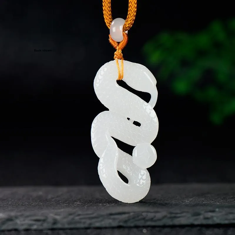 KUNYUYAO Hetian Jade Pendants White Jade Unisex-20