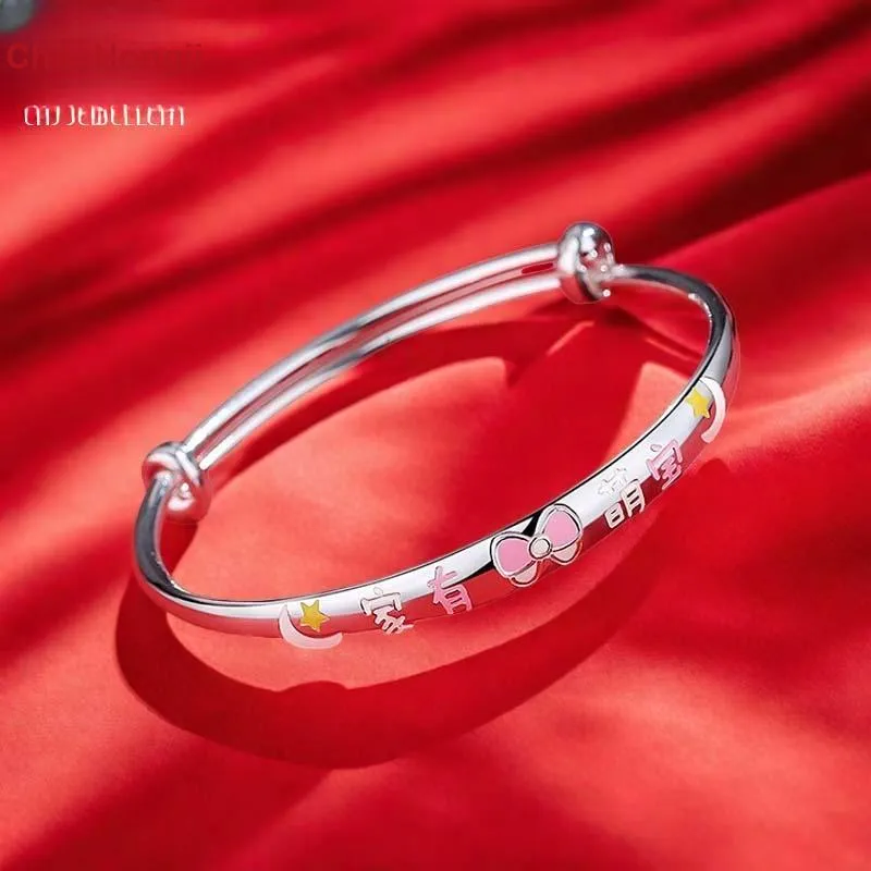 CHAOHONGJI 990 Silver Sterling Silver Bracelets Kids'-1