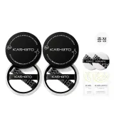 3 03 Shimmering+04 Tender, 오리지널 파우더 퍼프 2개 포함 + 메이크업 제거 물티슈 2개