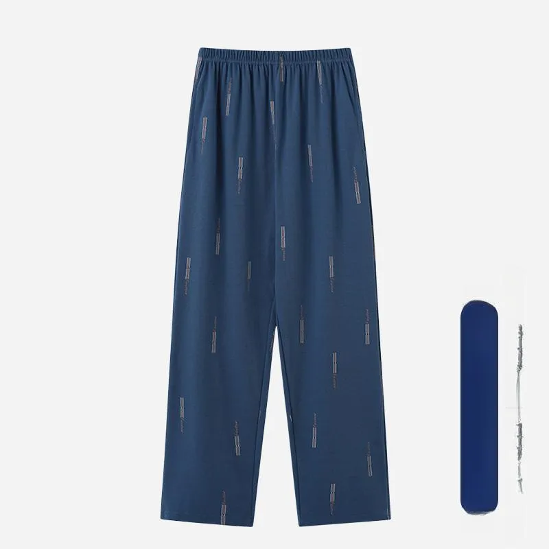 MIIOW Pajama Pants Men's Navy Blue-1