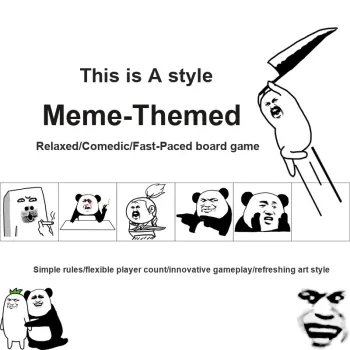 KecoSweet Crazy Meme Board Games