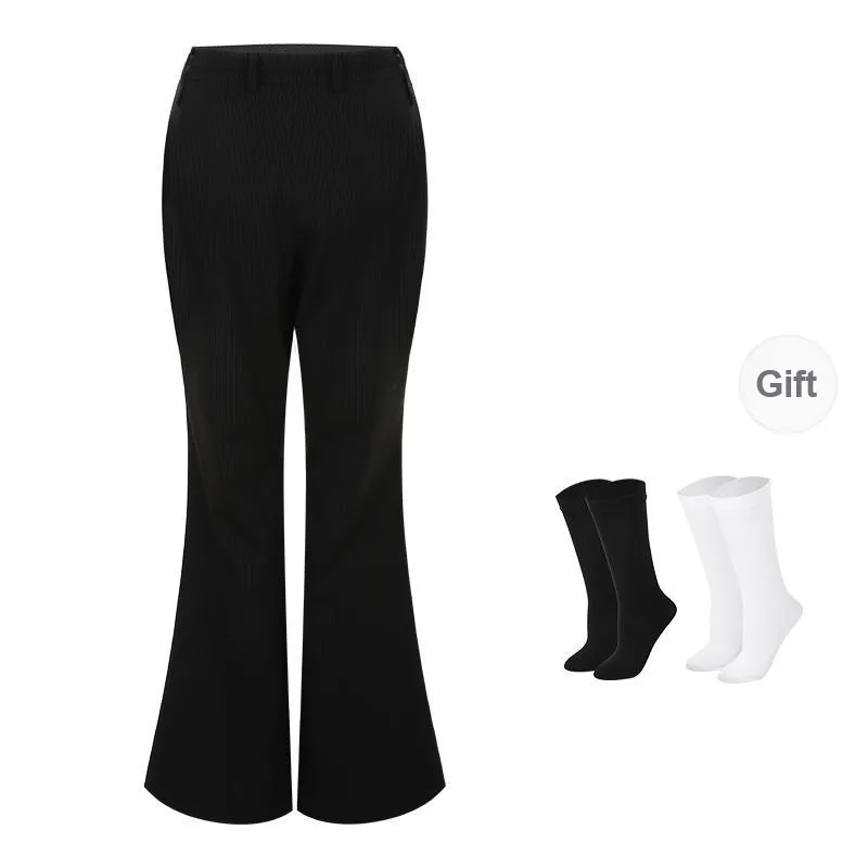 BSEVENI Casual Pants Women's Black-1