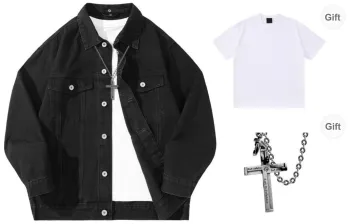 A.X.S.K x Lost N Forbidden Denim Jacket Unisex
