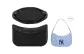 MLB Blue Monogram Shoulder Bag-Black Dralon Liner[Bag Not Included]