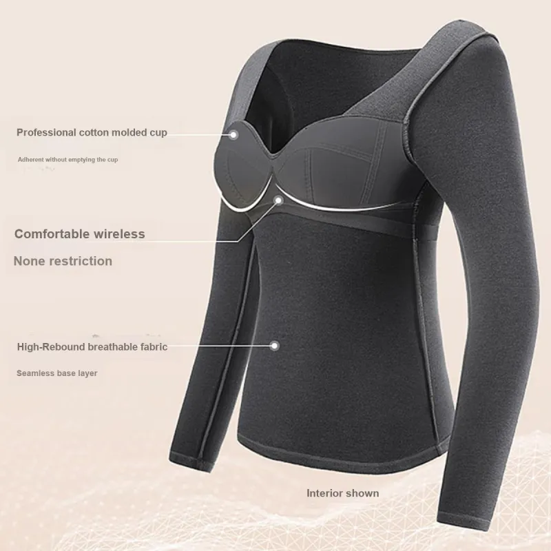 JUNEROSE Women's Thermal Tops-5
