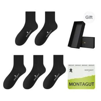 Montagut Mid Calf Socks Men's 5 Pack