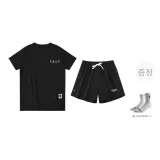 블랙+블랙 시그니처 반팔 (양말 증정)