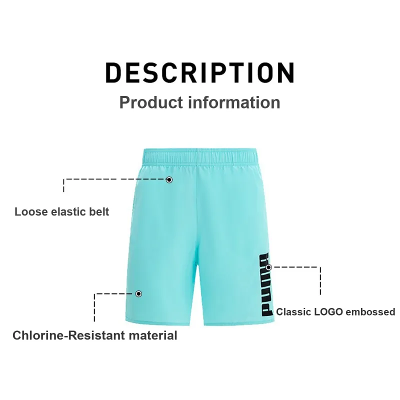 PUMA Beach Shorts Men Blue-2