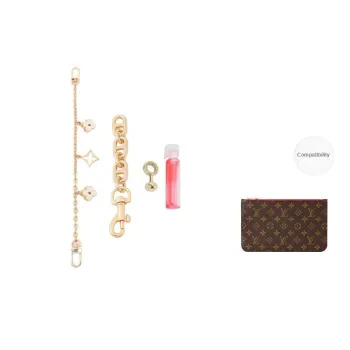 Gloya Metal Bag Accessories Unisex Gold-Tone